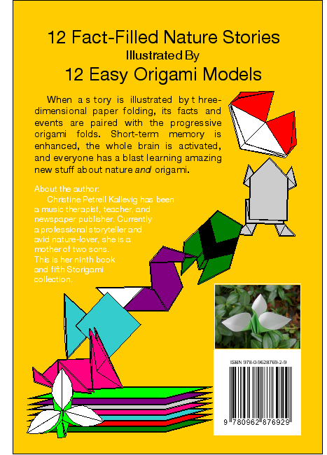 Storigami book Nature Fold Along Stories Quick and Easy Origami Tales About Plants and Animals by Christine Petrell Kallevig